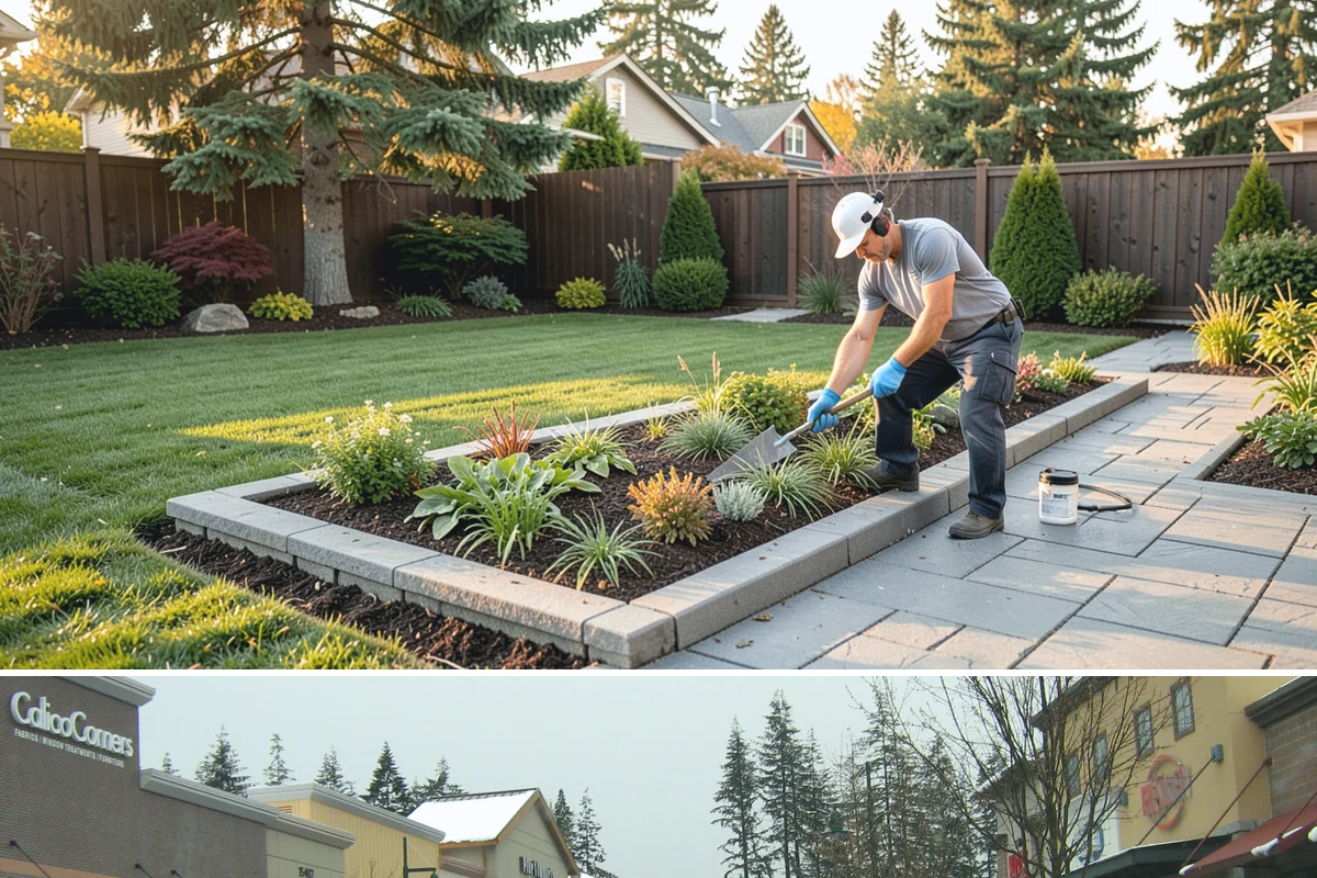 Retaining Wall Installation in Mill Creek, Snohomish County, WA - Best built spring through fall.