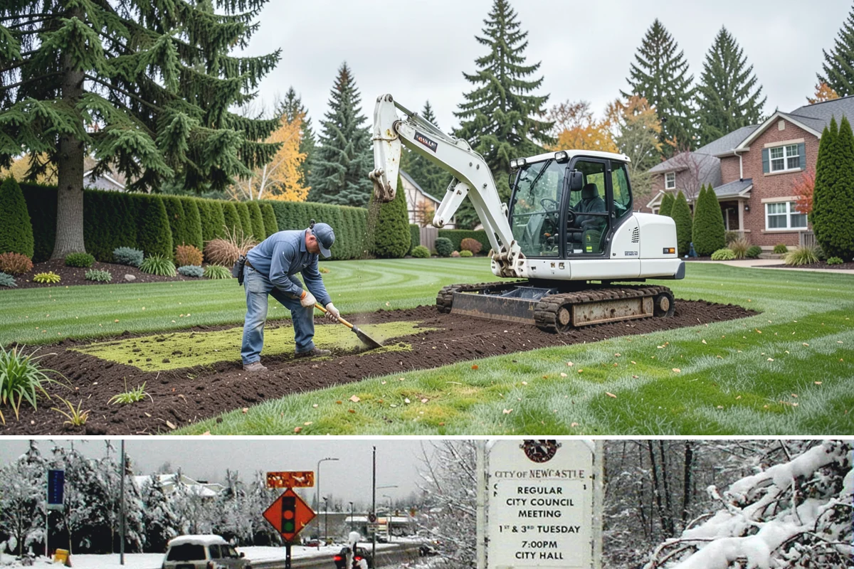 Retaining Wall Installation in Newcastle, King County, WA - Best built spring through fall.