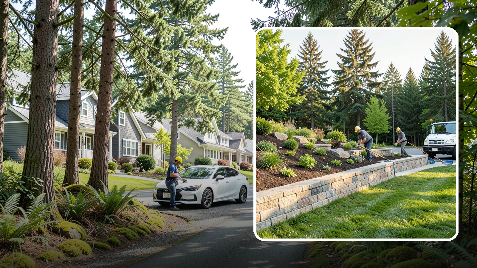 Retaining Wall Installation in Normandy Park, King County, WA - Engineered retaining walls that hold back slopes, create level space, and control erosion for good.