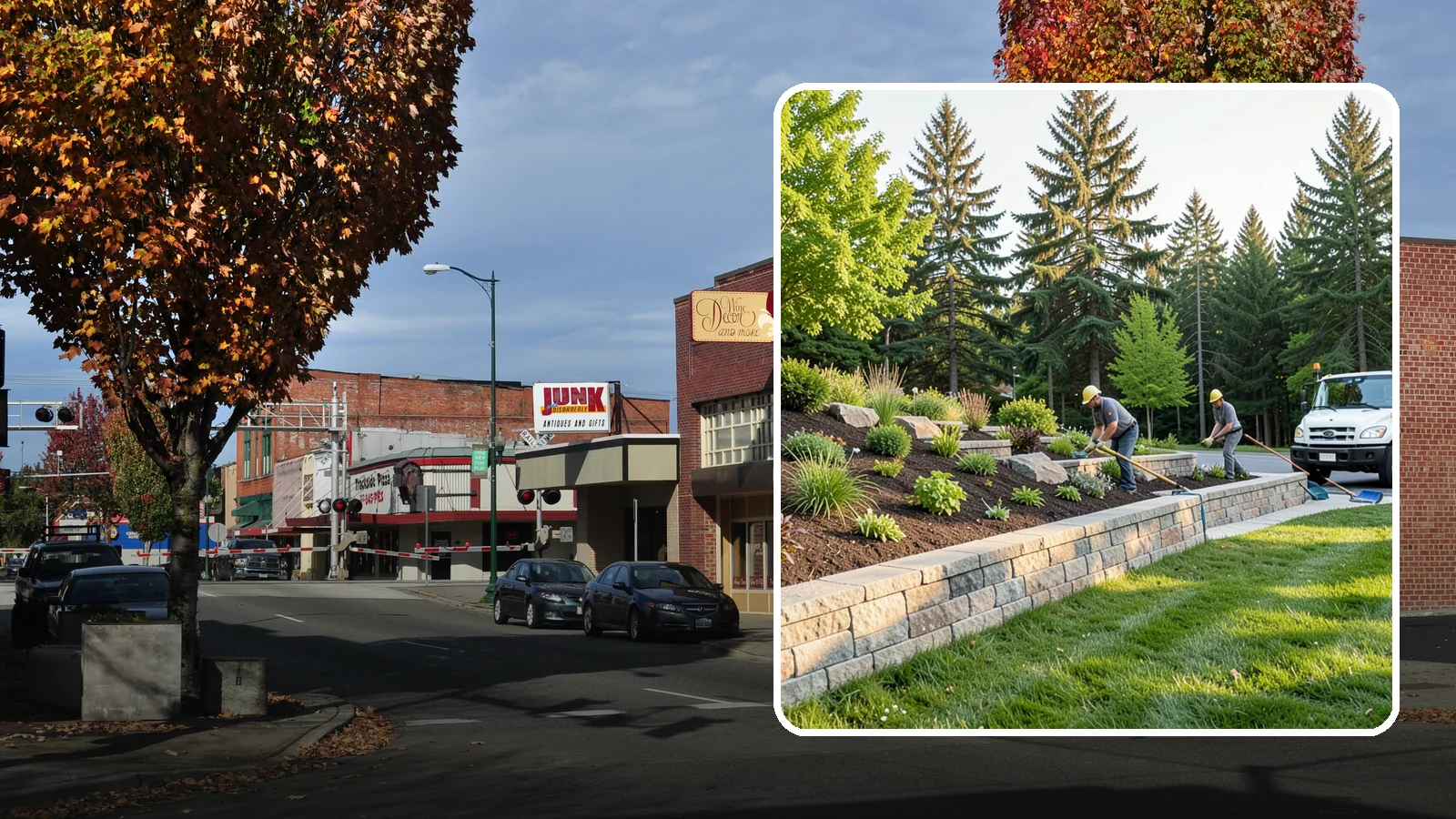 Retaining Wall Installation in Puyallup, Pierce County, WA - Engineered retaining walls that hold back slopes, create level space, and control erosion for good.