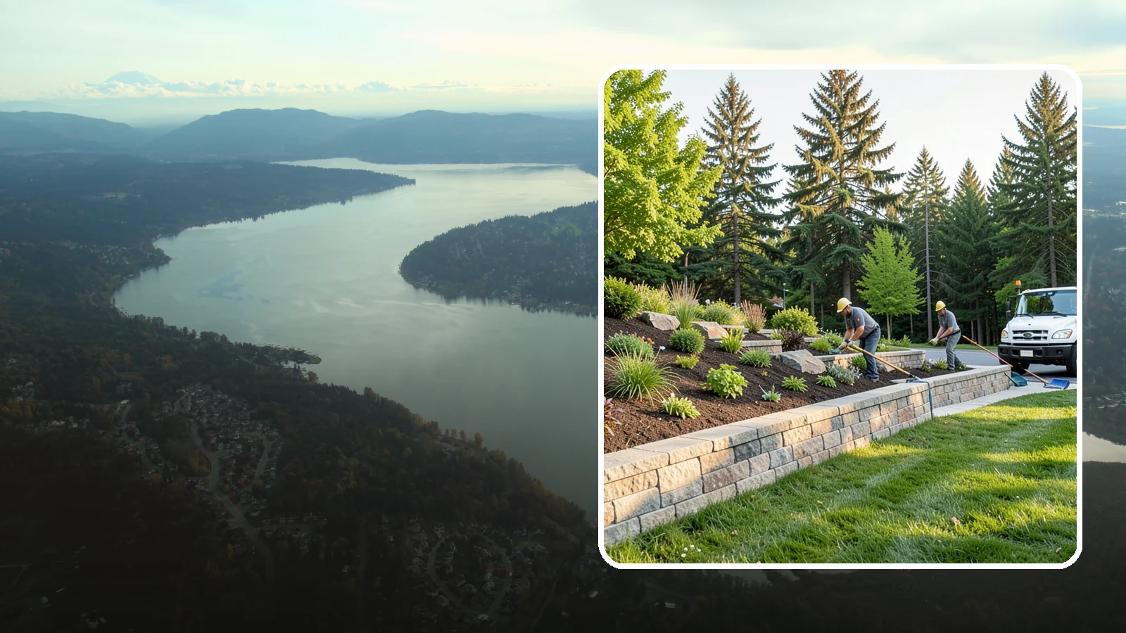 Retaining Wall Installation in Sammamish, King County, WA - Engineered retaining walls that hold back slopes, create level space, and control erosion for good.
