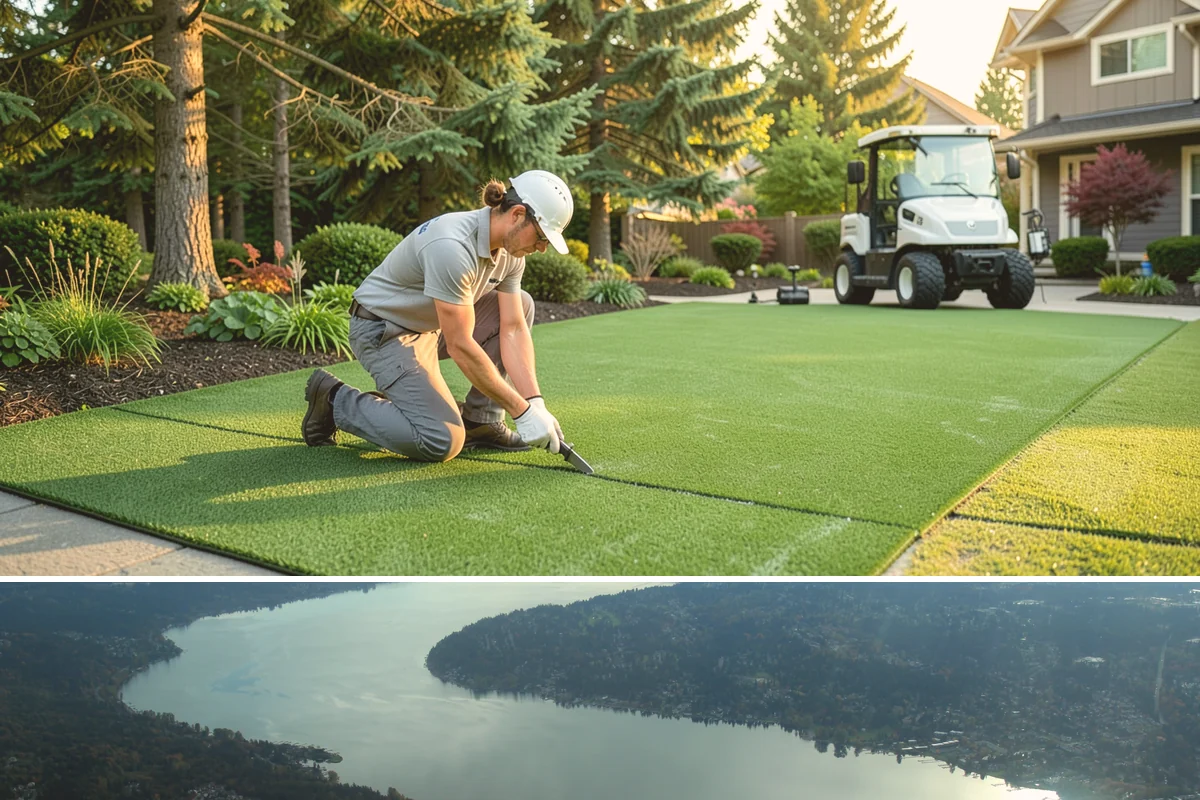 Retaining Wall Installation in Sammamish, King County, WA - Best built spring through fall.