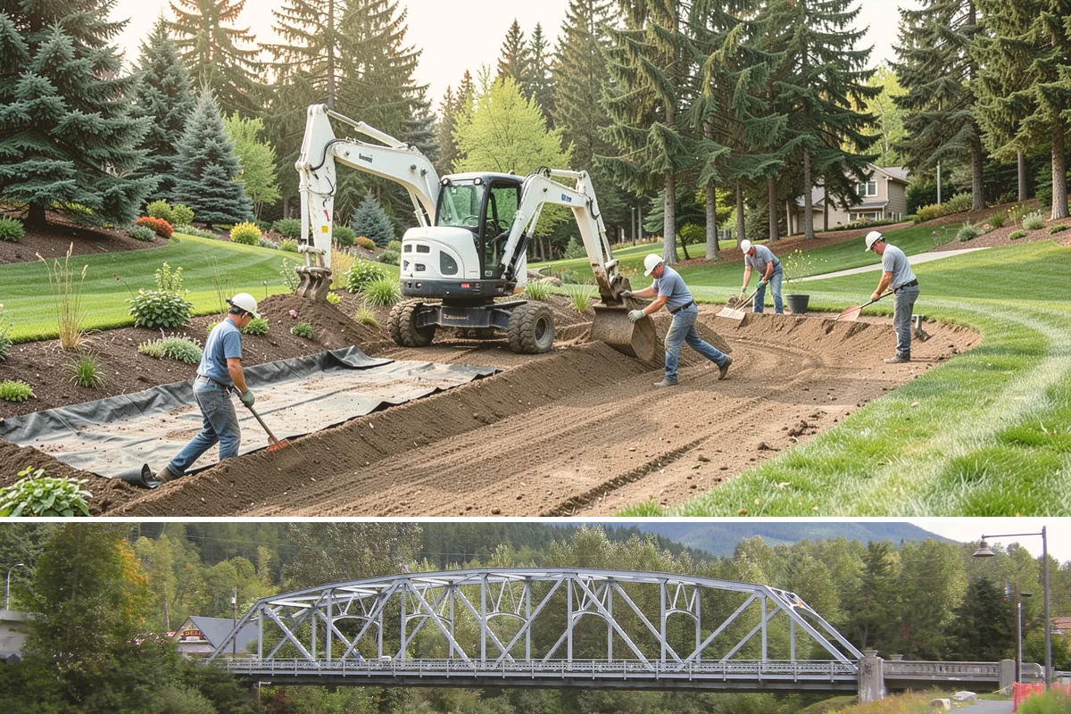 Retaining Wall Installation in Skykomish, King County, WA - Best built spring through fall.