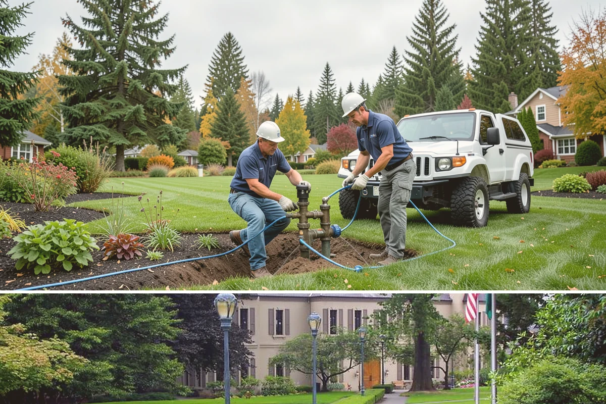 Retaining Wall Installation in Woodinville, King County, WA - Best built spring through fall.