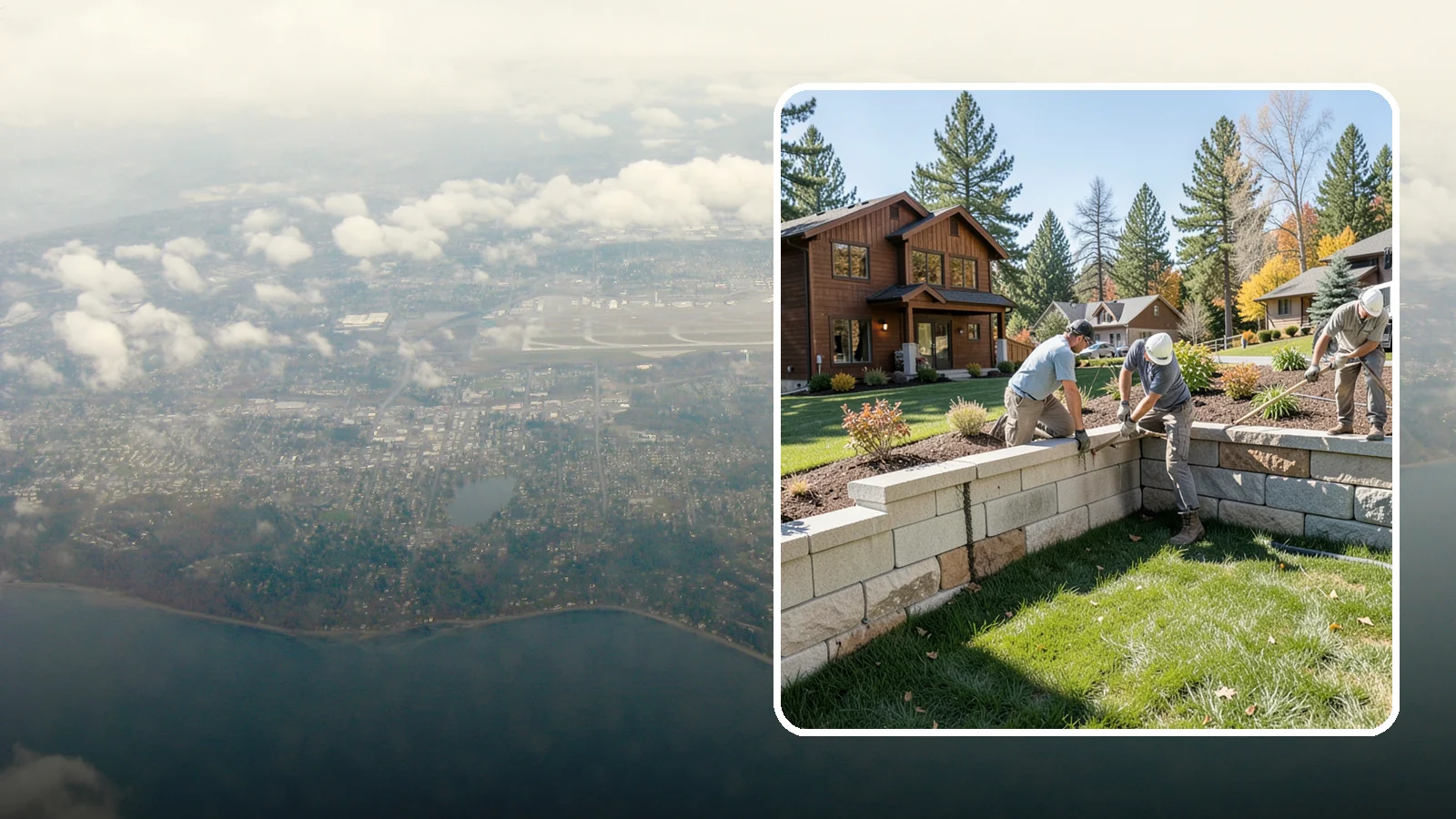 Retaining Wall Repair in Burien, King County, WA - Repair of failing, bulging, or leaning retaining walls to restore structural integrity and safety.