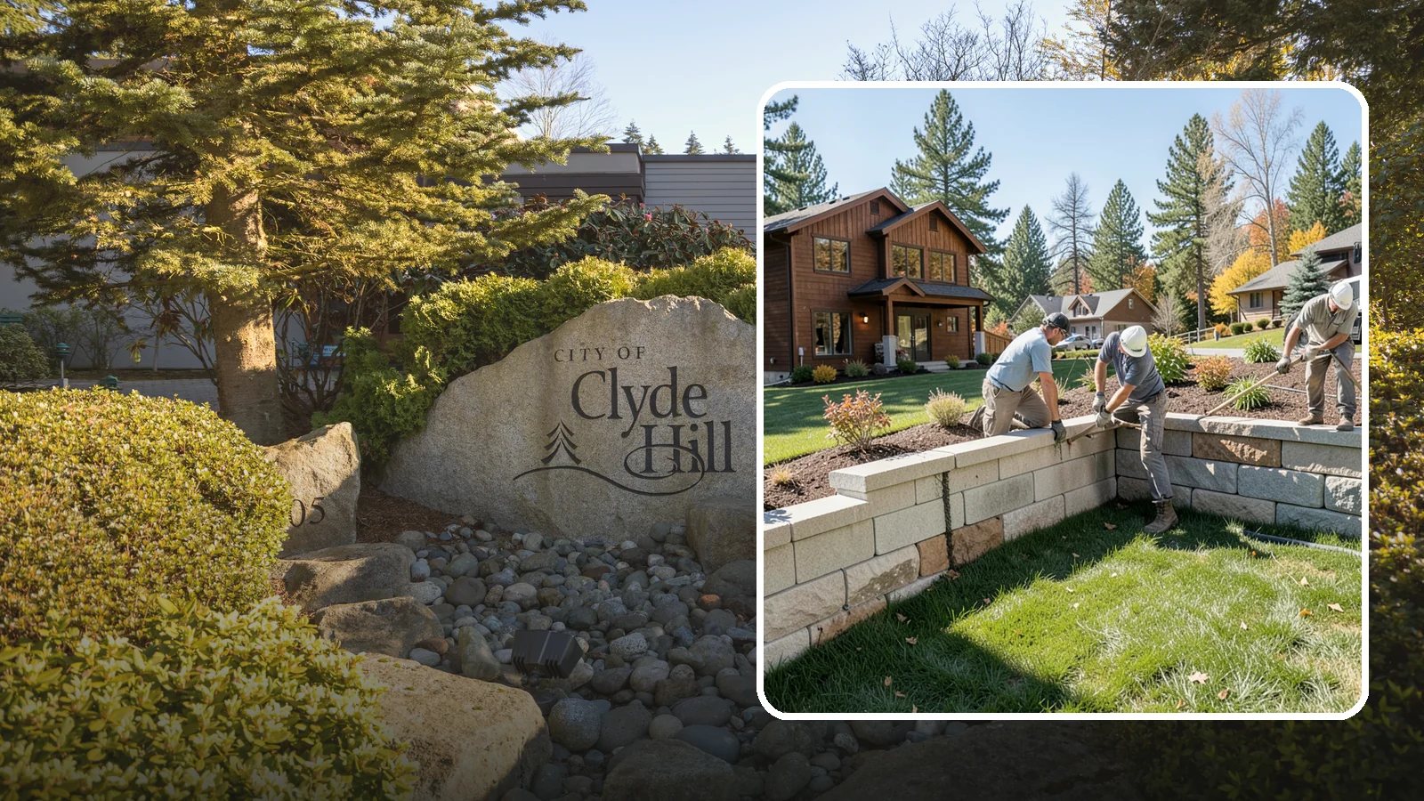 Retaining Wall Repair in Clyde Hill, King County, WA - Repair of failing, bulging, or leaning retaining walls to restore structural integrity and safety.