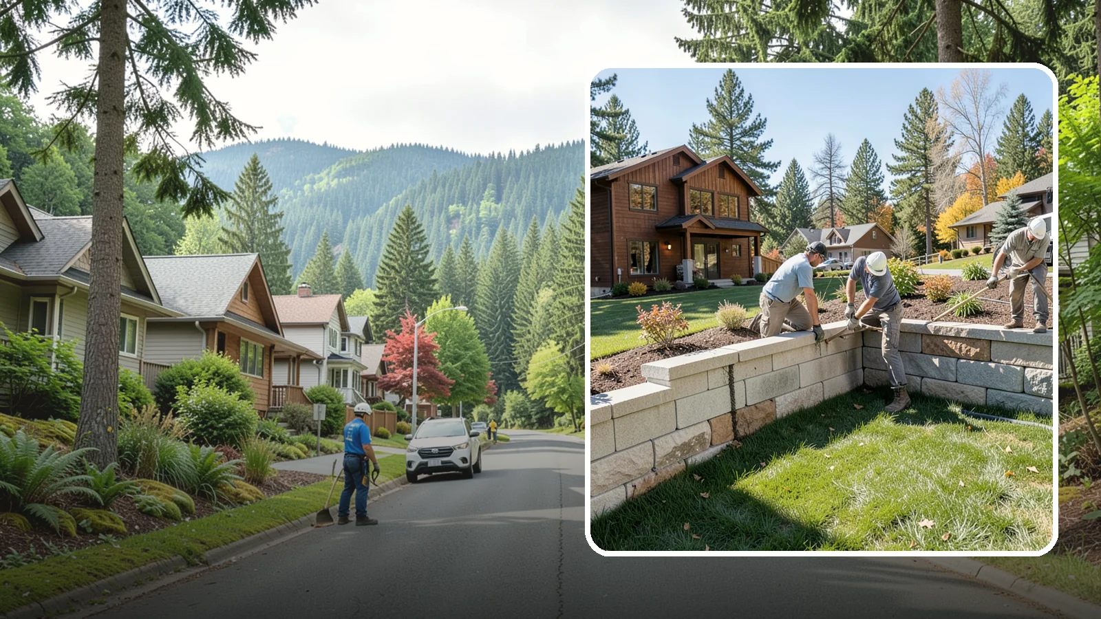 Retaining Wall Repair in Darrington, Snohomish County, WA - Repair of failing, bulging, or leaning retaining walls to restore structural integrity and safety.