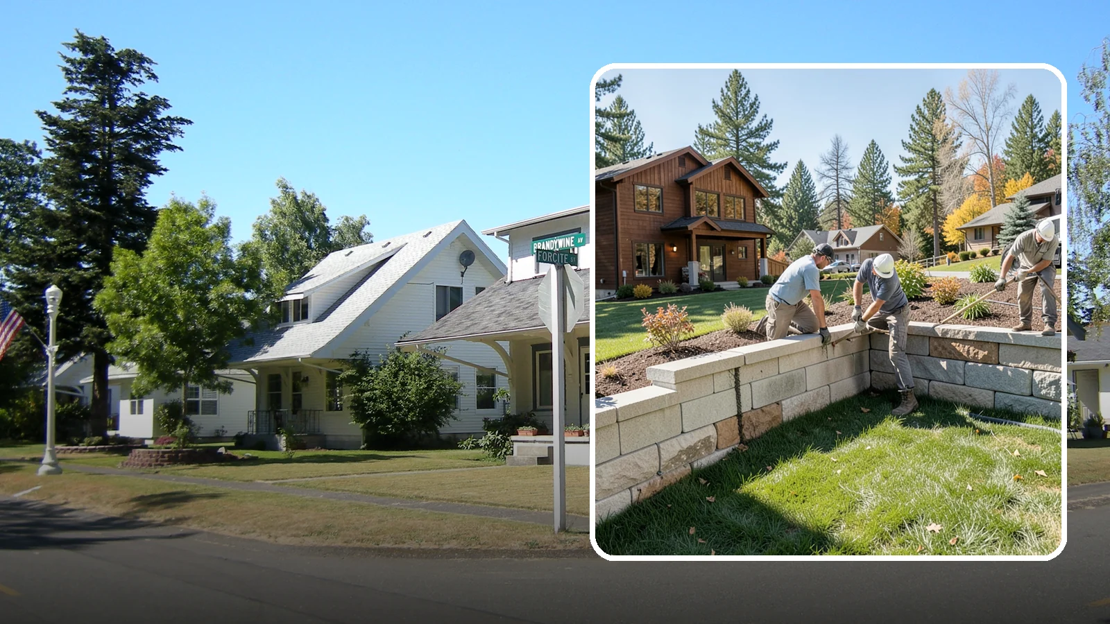 Retaining Wall Repair in DuPont, Pierce County, WA - Repair of failing, bulging, or leaning retaining walls to restore structural integrity and safety.