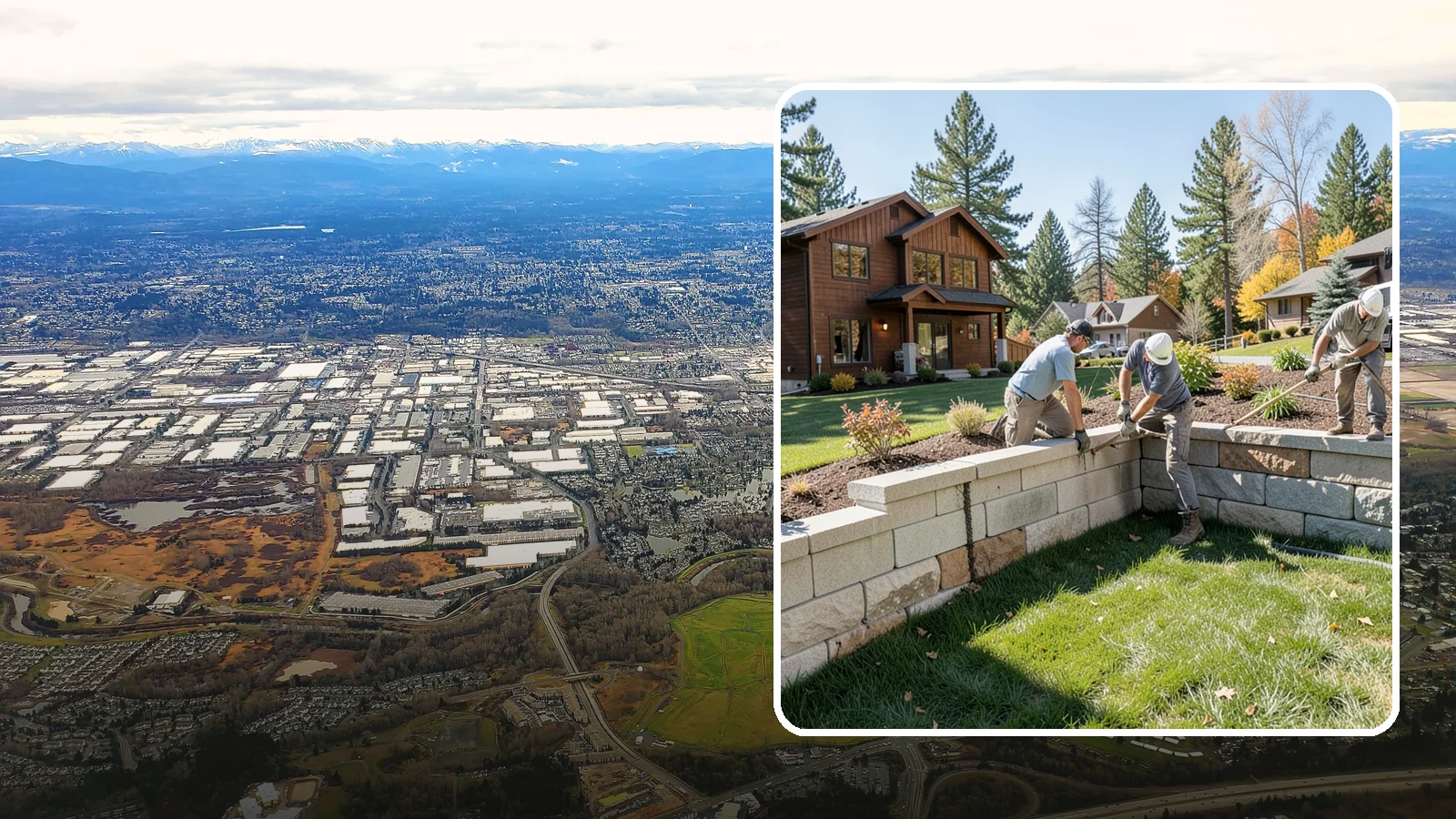 Retaining Wall Repair in Kent, King County, WA - Repair of failing, bulging, or leaning retaining walls to restore structural integrity and safety.