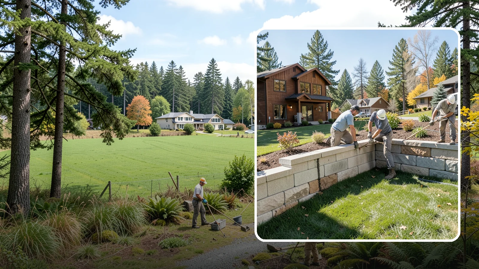 Retaining Wall Repair in Lyman, Skagit County, WA - Repair of failing, bulging, or leaning retaining walls to restore structural integrity and safety.