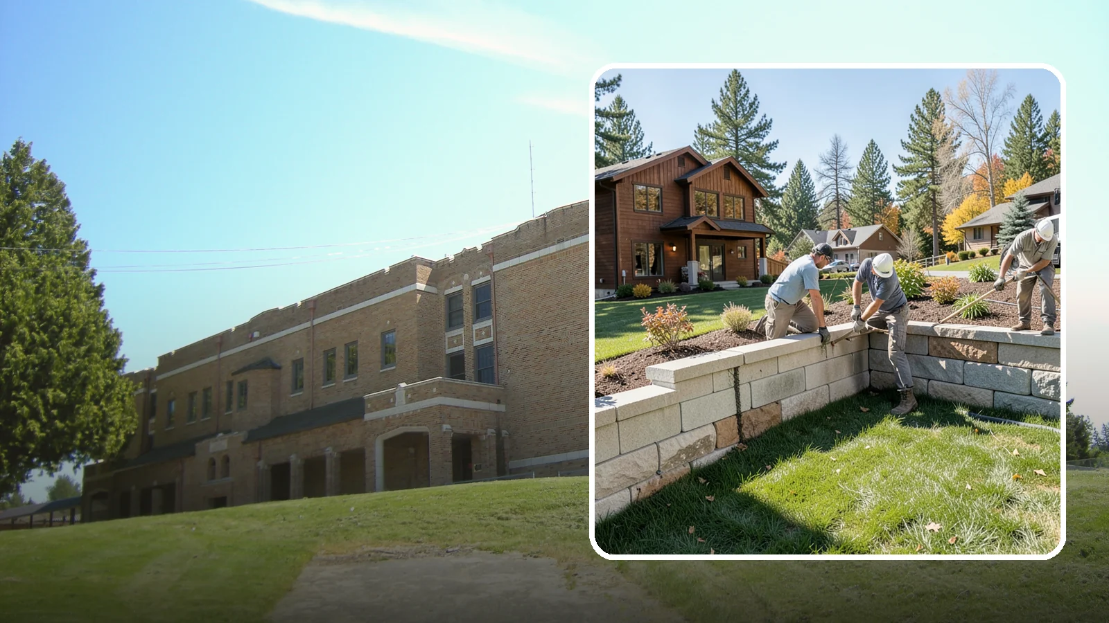 Retaining Wall Repair in Maple Valley, King County, WA - Repair of failing, bulging, or leaning retaining walls to restore structural integrity and safety.
