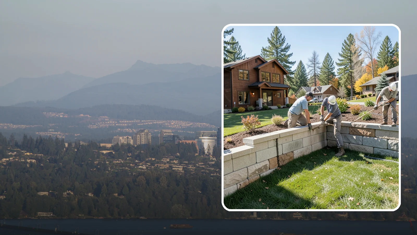 Retaining Wall Repair in Medina, King County, WA - Repair of failing, bulging, or leaning retaining walls to restore structural integrity and safety.