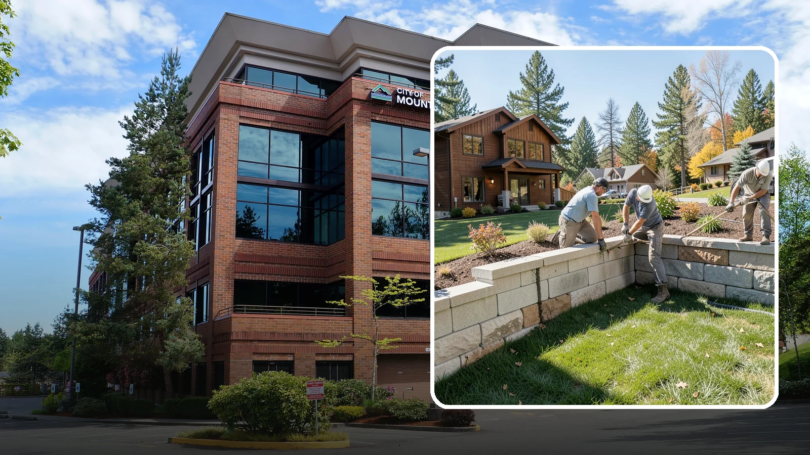 Retaining Wall Repair in Mountlake Terrace, Snohomish County, WA - Repair of failing, bulging, or leaning retaining walls to restore structural integrity and safety.