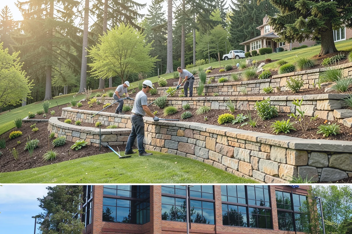 Retaining Wall Repair in Mountlake Terrace, Snohomish County, WA - Best done spring through fall.