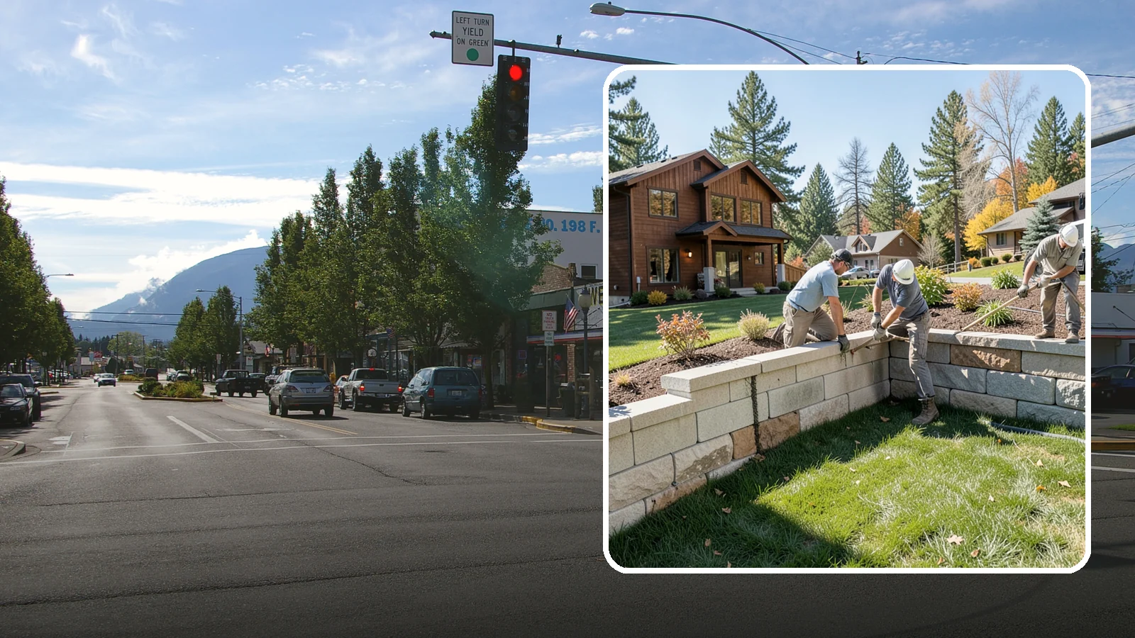 Retaining Wall Repair in North Bend, King County, WA - Repair of failing, bulging, or leaning retaining walls to restore structural integrity and safety.