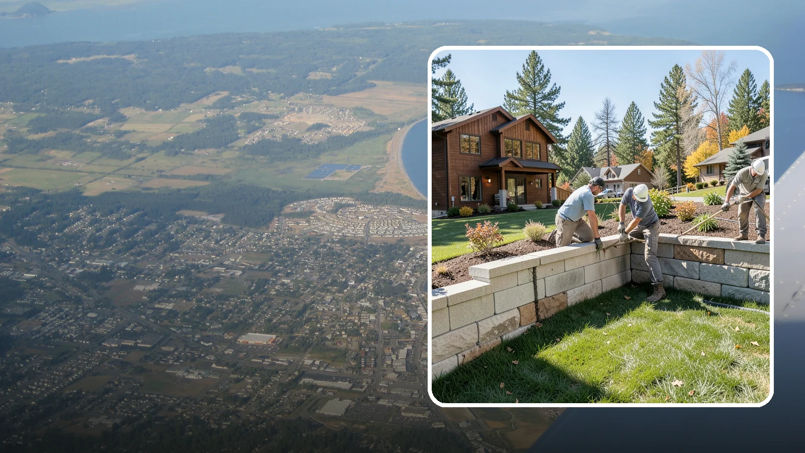 Retaining Wall Repair in Oak Harbor, Island County, WA - Repair of failing, bulging, or leaning retaining walls to restore structural integrity and safety.