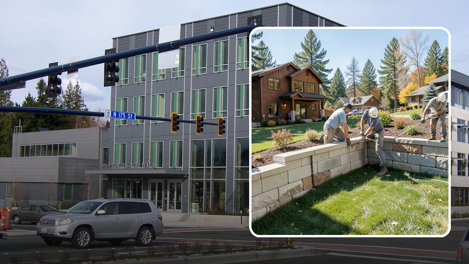 Retaining Wall Repair in Shoreline, King County, WA - Repair of failing, bulging, or leaning retaining walls to restore structural integrity and safety.