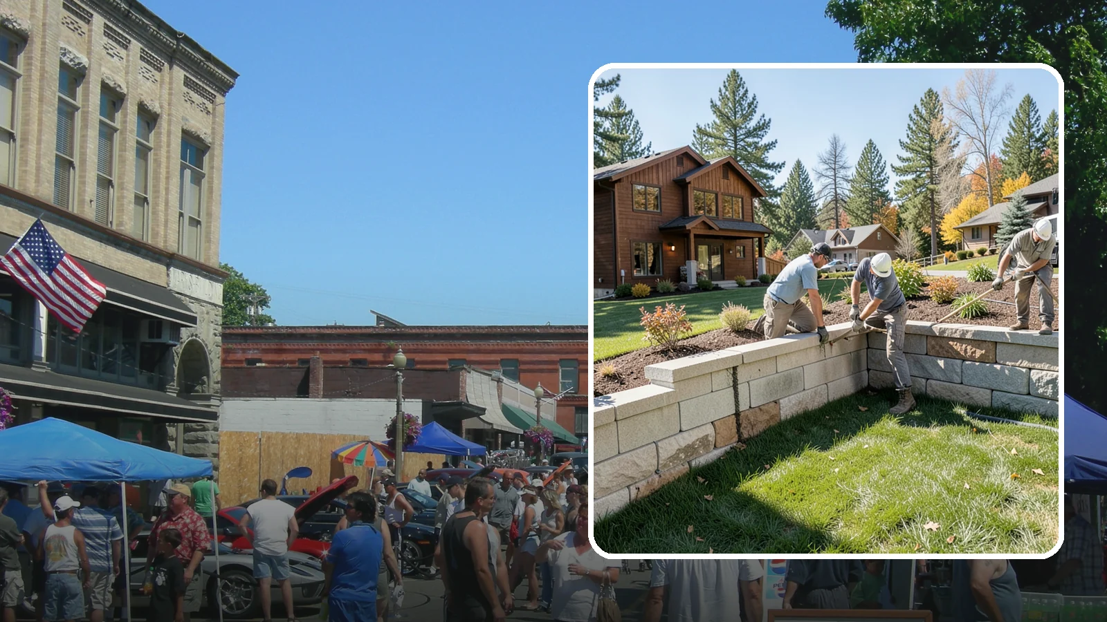 Retaining Wall Repair in Snohomish, Snohomish County, WA - Repair of failing, bulging, or leaning retaining walls to restore structural integrity and safety.