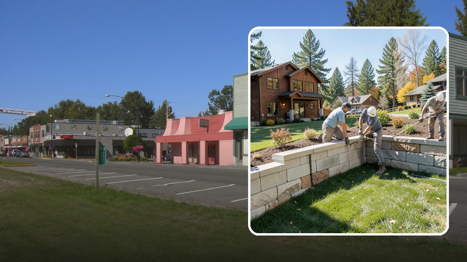 Retaining Wall Repair in Snoqualmie, King County, WA - Repair of failing, bulging, or leaning retaining walls to restore structural integrity and safety.
