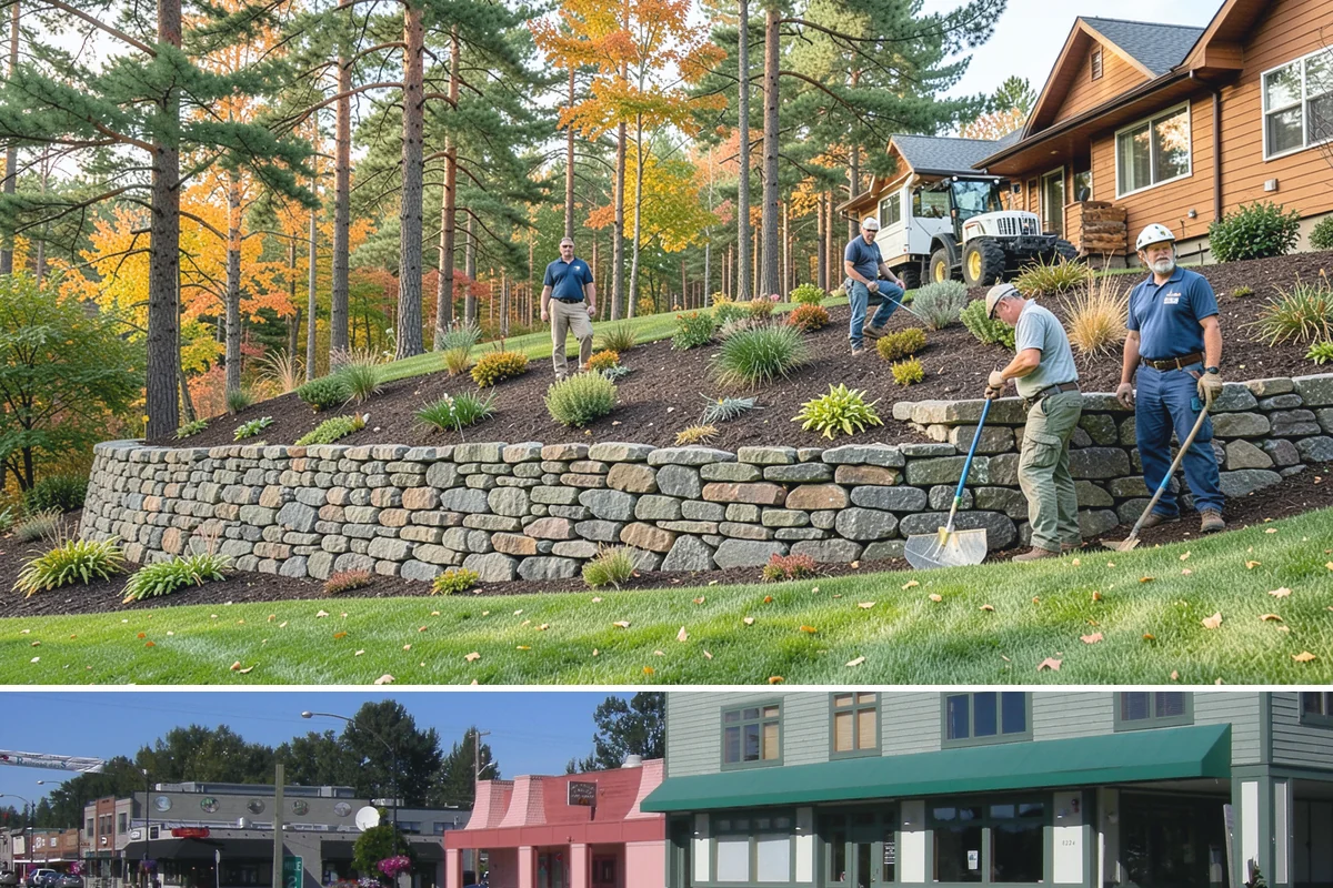 Retaining Wall Repair in Snoqualmie, King County, WA - Best done spring through fall.