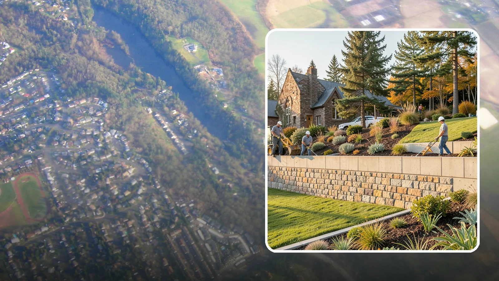 Retaining Walls in Algona, King County, WA - Design and construction of durable retaining walls for structural support, terracing, and usable space.