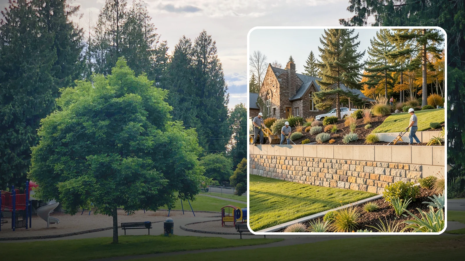 Retaining Walls in Bonney Lake, Pierce County, WA - Design and construction of durable retaining walls for structural support, terracing, and usable space.
