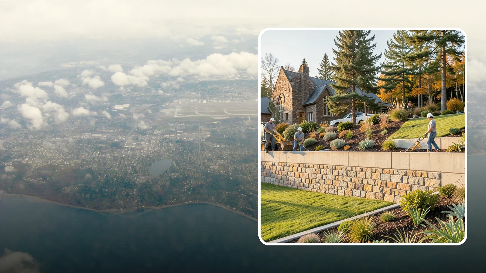 Retaining Walls in Burien, King County, WA - Design and construction of durable retaining walls for structural support, terracing, and usable space.