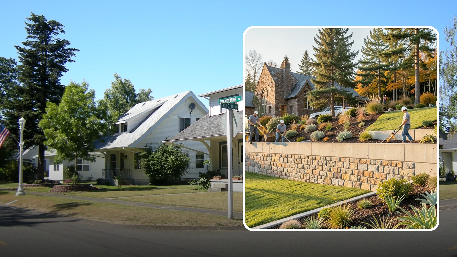 Retaining Walls in DuPont, Pierce County, WA - Design and construction of durable retaining walls for structural support, terracing, and usable space.