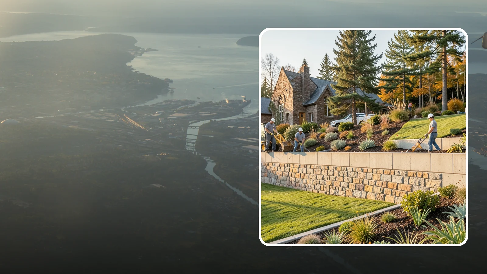Retaining Walls in Fife, Pierce County, WA - Design and construction of durable retaining walls for structural support, terracing, and usable space.