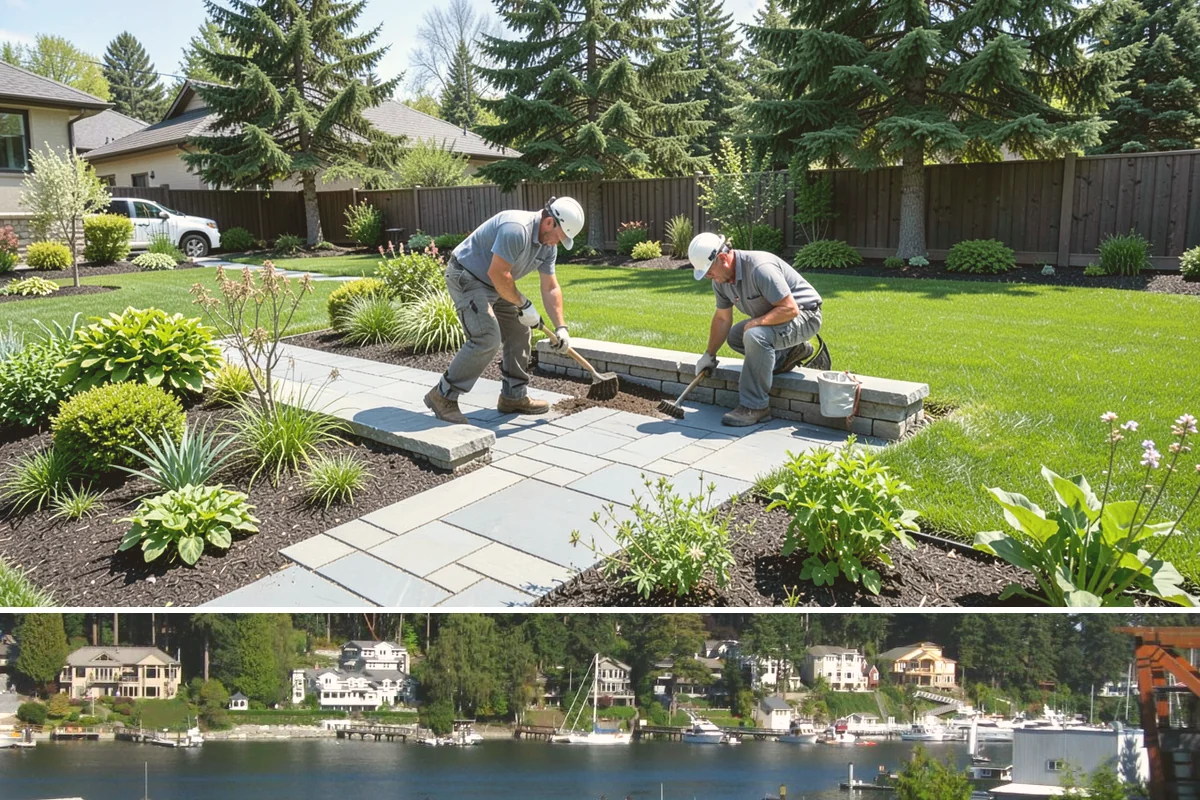 Retaining Walls in Gig Harbor, Pierce County, WA - Best built spring through fall.