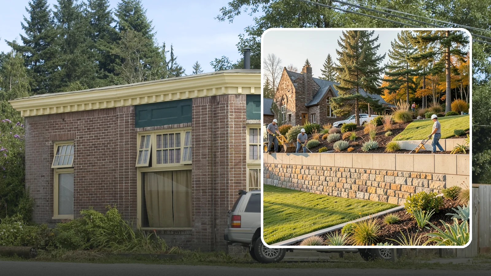 Retaining Walls in Hamilton, Skagit County, WA - Design and construction of durable retaining walls for structural support, terracing, and usable space.