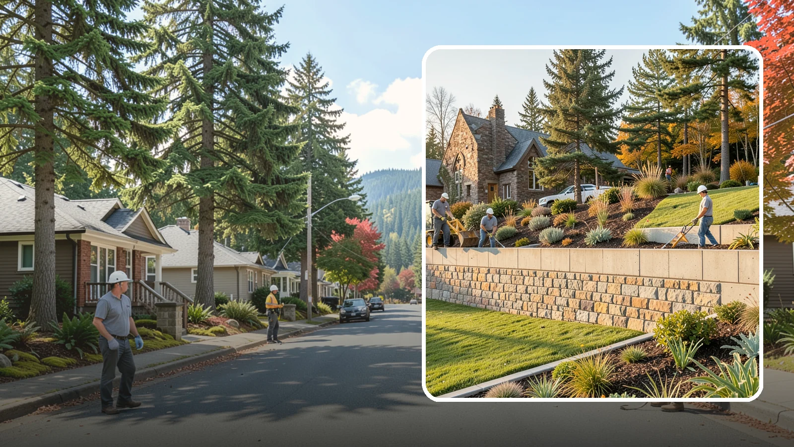 Retaining Walls in Hunts Point, King County, WA - Design and construction of durable retaining walls for structural support, terracing, and usable space.