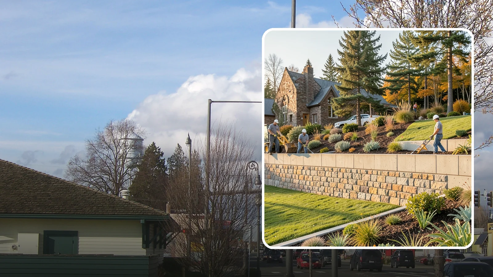Retaining Walls in Marysville, Snohomish County, WA - Design and construction of durable retaining walls for structural support, terracing, and usable space.