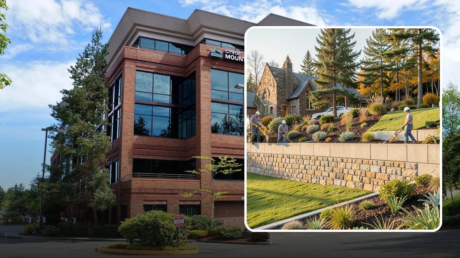 Retaining Walls in Mountlake Terrace, Snohomish County, WA - Design and construction of durable retaining walls for structural support, terracing, and usable space.
