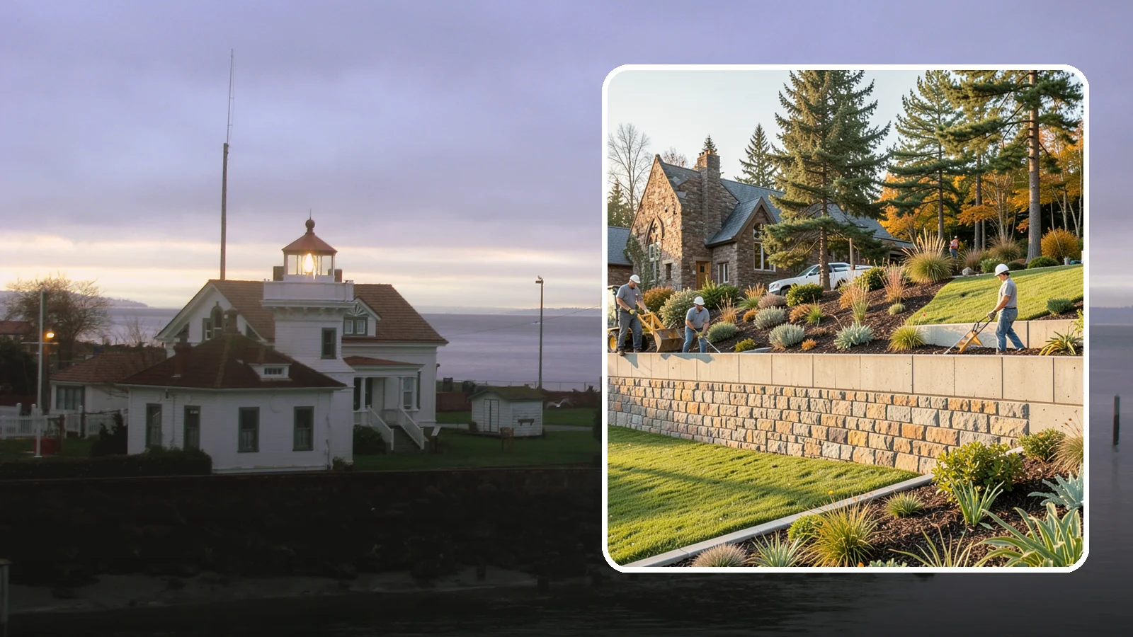 Retaining Walls in Mukilteo, Snohomish County, WA - Design and construction of durable retaining walls for structural support, terracing, and usable space.