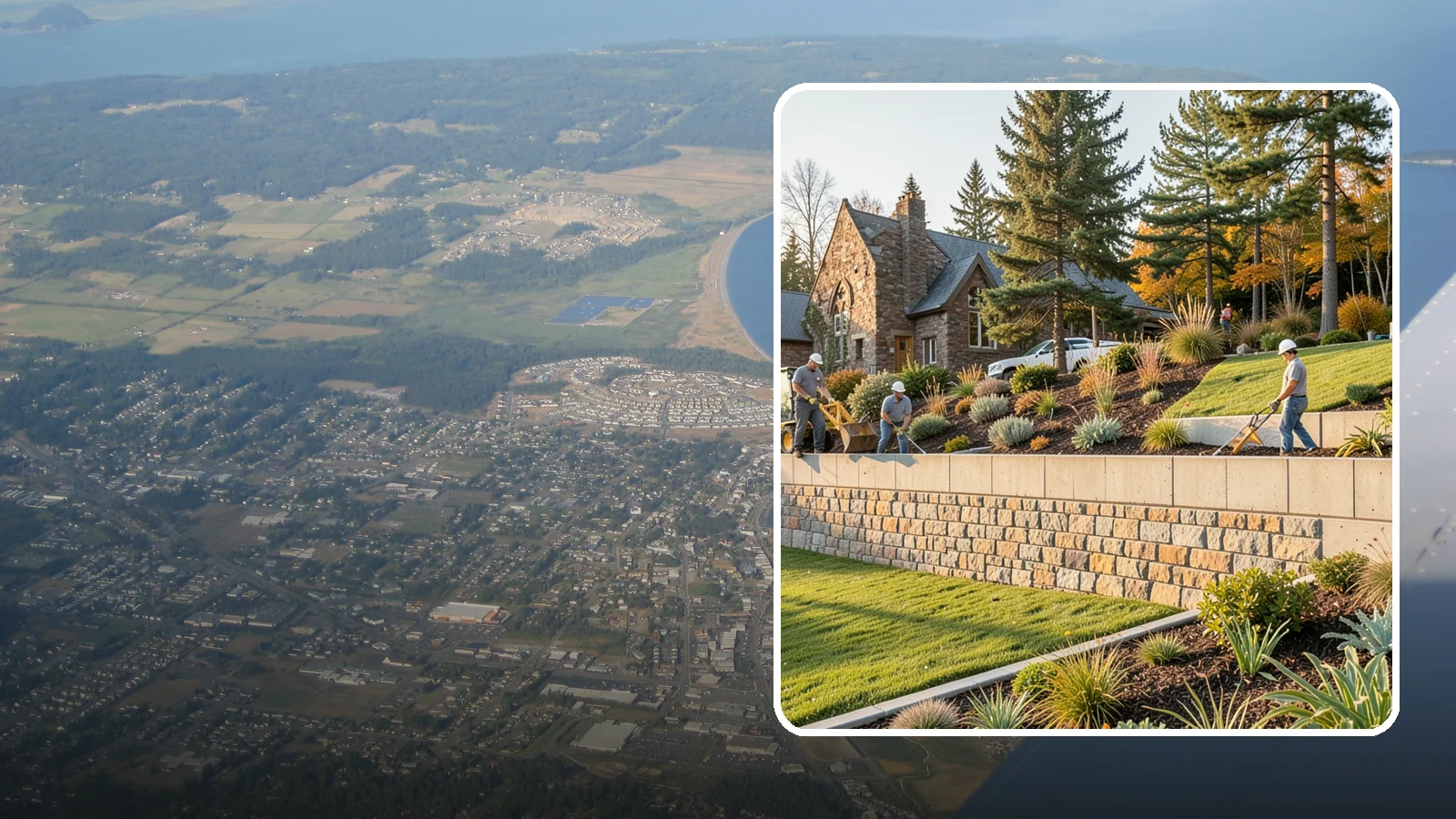 Retaining Walls in Oak Harbor, Island County, WA - Design and construction of durable retaining walls for structural support, terracing, and usable space.