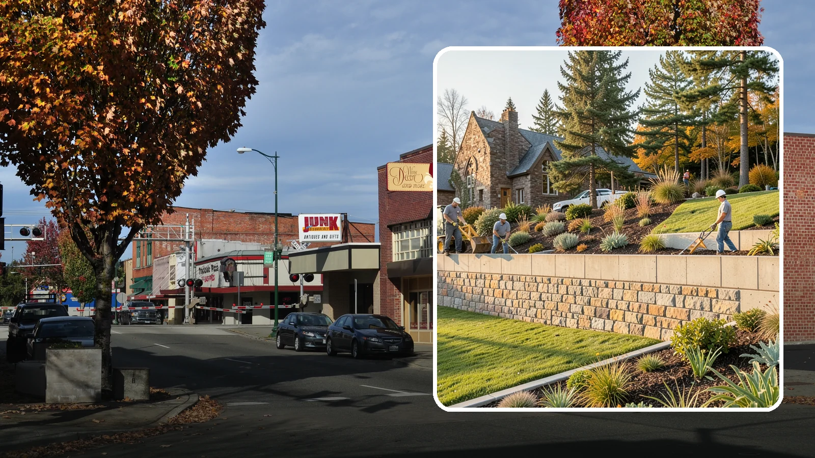 Retaining Walls in Puyallup, Pierce County, WA - Design and construction of durable retaining walls for structural support, terracing, and usable space.