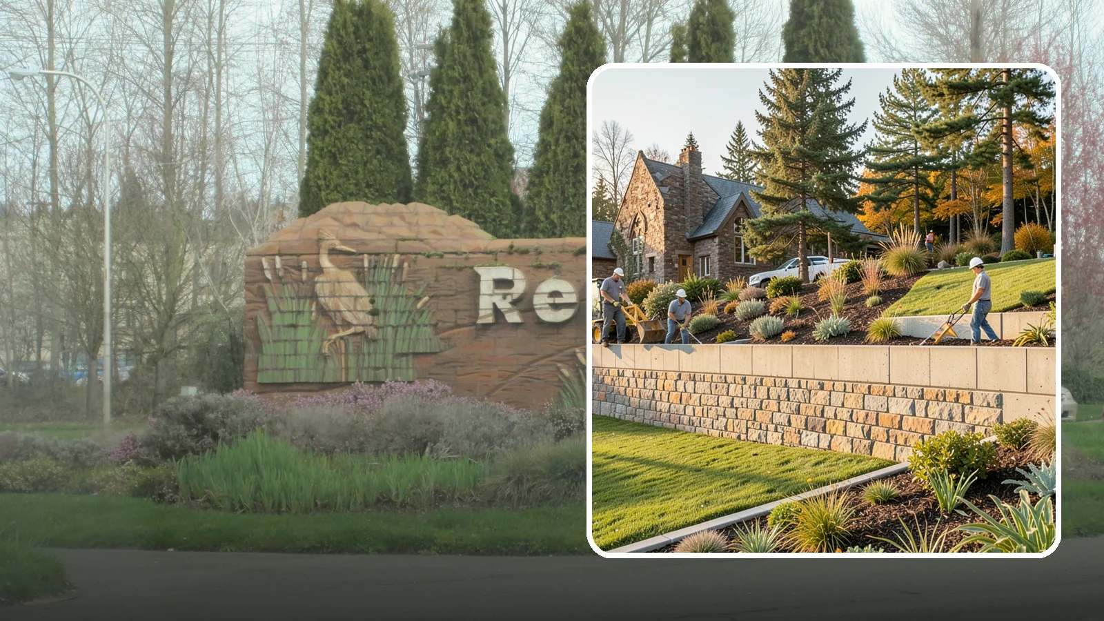 Retaining Walls in Renton, King County, WA - Design and construction of durable retaining walls for structural support, terracing, and usable space.