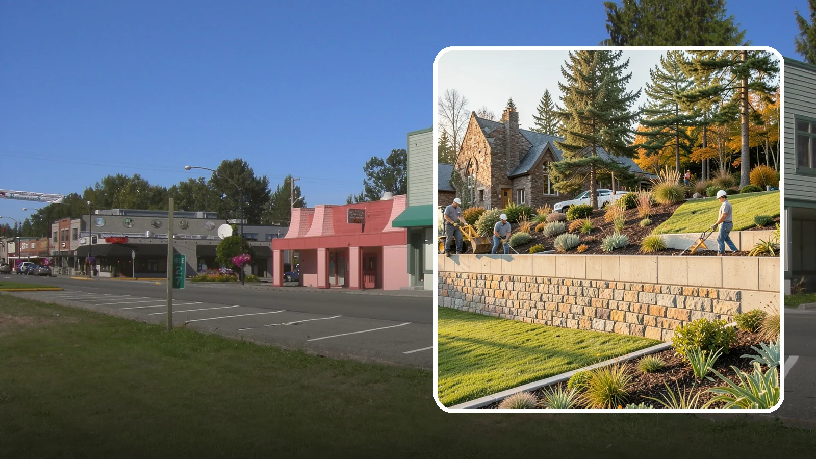 Retaining Walls in Snoqualmie, King County, WA - Design and construction of durable retaining walls for structural support, terracing, and usable space.