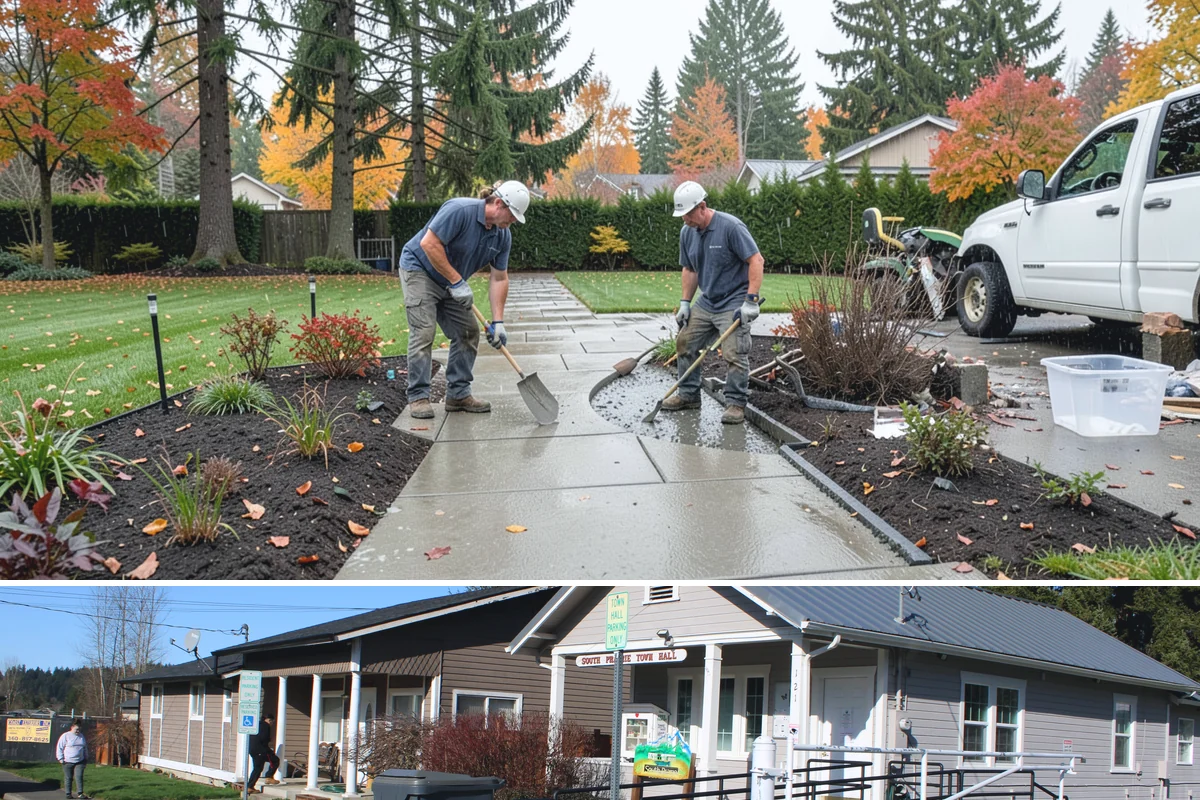 Retaining Walls in South Prairie, Pierce County, WA - Best built spring through fall.
