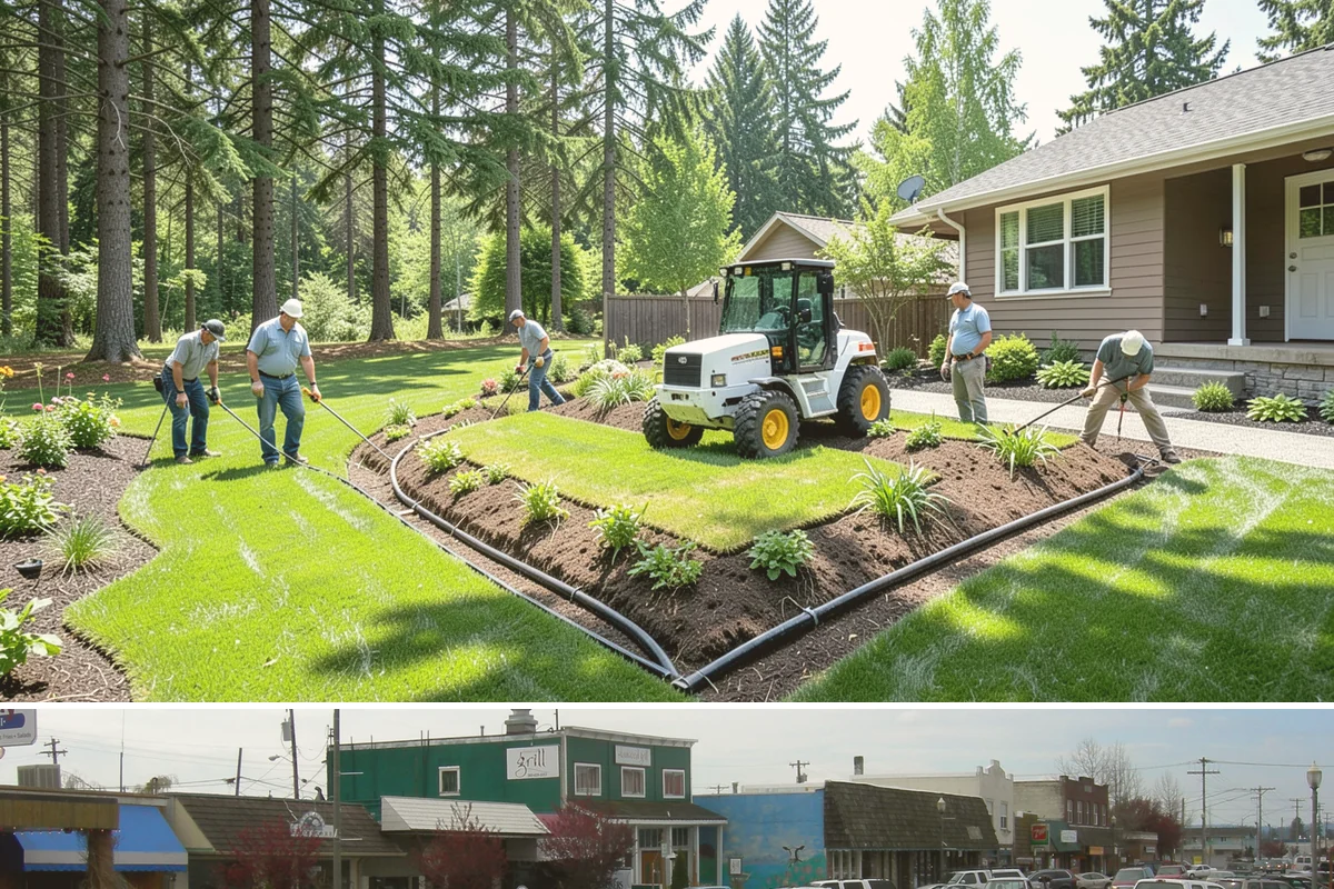 Retaining Walls in Stanwood, Snohomish County, WA - Best built spring through fall.