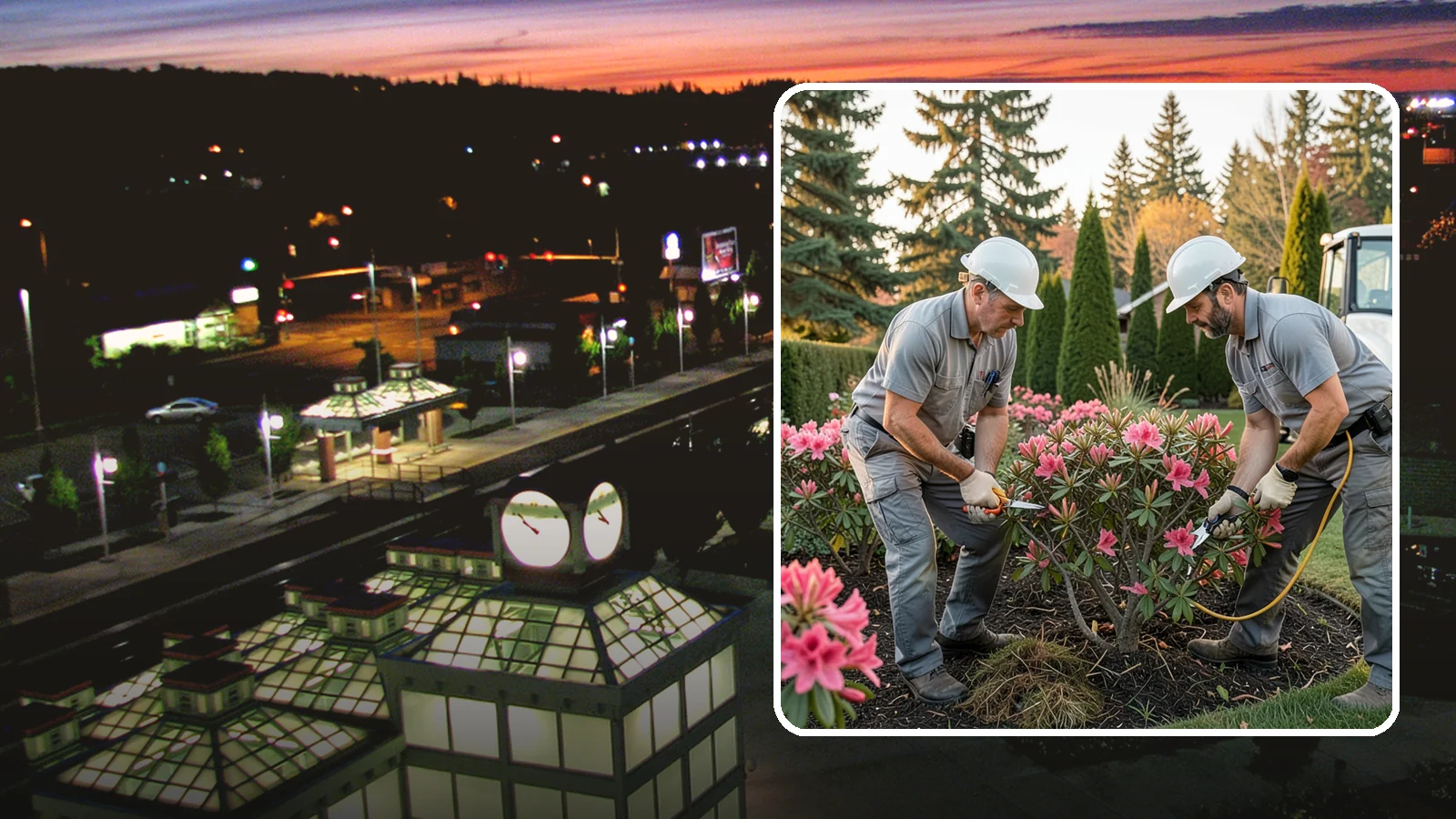 Rhododendron Pruning in Auburn, King County, WA - Careful shaping and deadheading of rhododendrons to protect next year's blooms while controlling size in Puget Sound gardens.