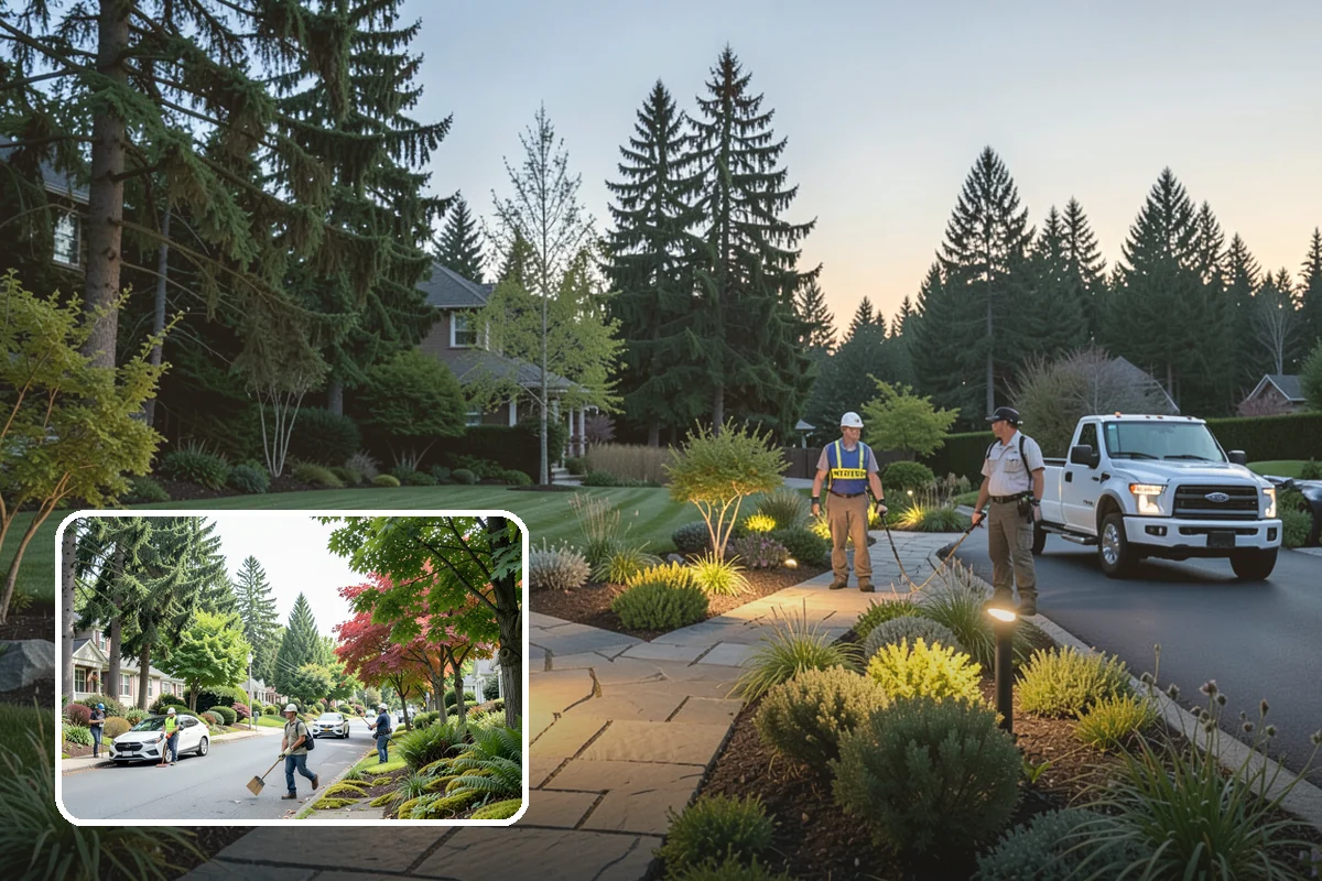 Rhododendron Pruning in Beaux Arts Village, King County, WA - Protects the following year's flower display by pruning at the correct time