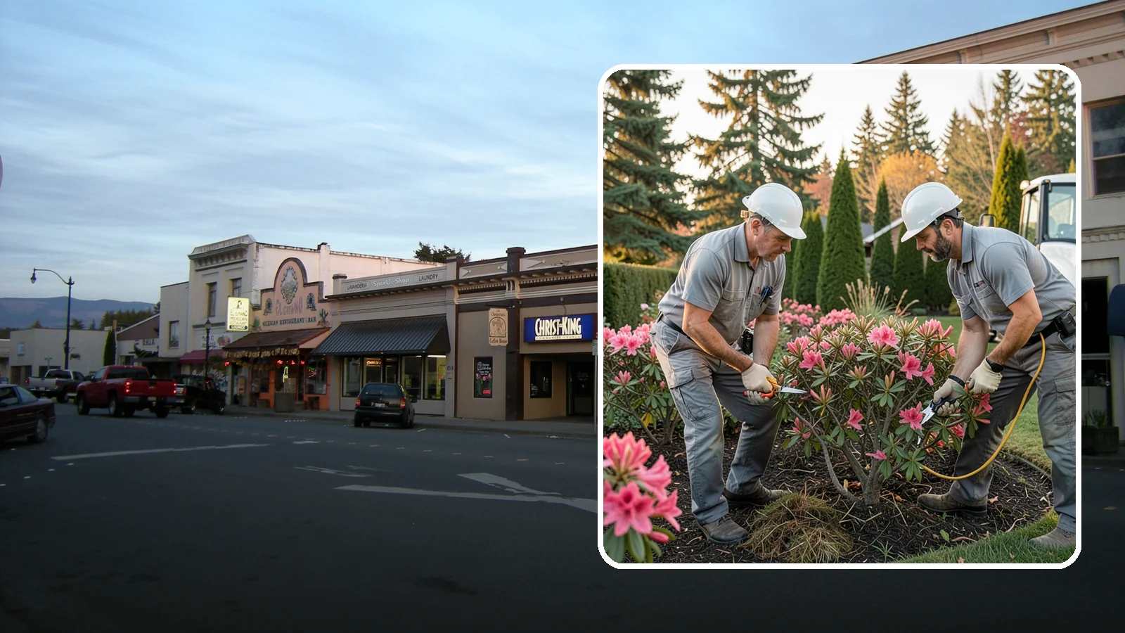 Rhododendron Pruning in Burlington, Skagit County, WA - Careful shaping and deadheading of rhododendrons to protect next year's blooms while controlling size in Puget Sound gardens.