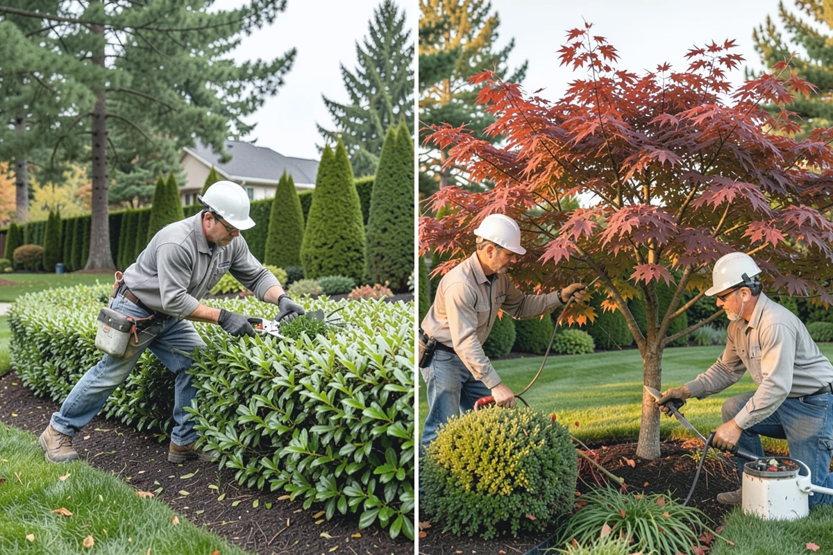 Rhododendron Pruning in Coupeville, Island County, WA - Assess bloom timing and identify growth whorls and dormant buds