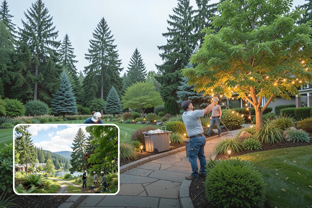 Rhododendron Pruning in Lake Forest Park, King County, WA - Protects the following year's flower display by pruning at the correct time