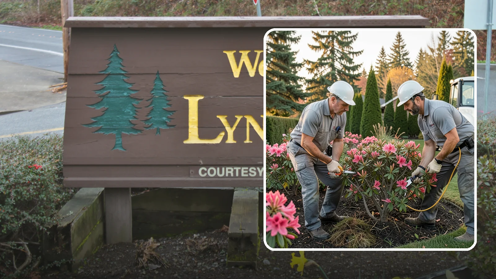 Rhododendron Pruning in Lynnwood, Snohomish County, WA - Careful shaping and deadheading of rhododendrons to protect next year's blooms while controlling size in Puget Sound gardens.
