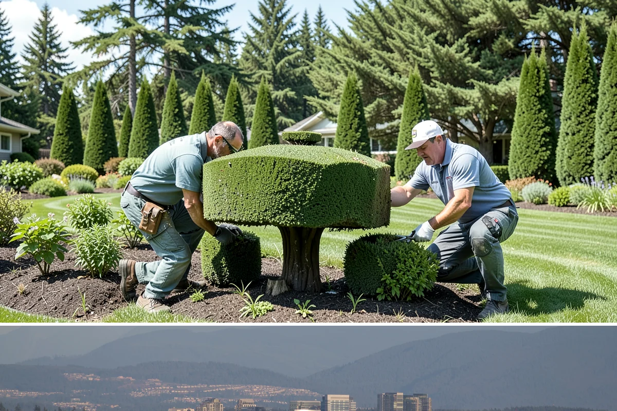 Rhododendron Pruning in Medina, King County, WA - In Western Washington, prune rhododendrons immediately after they finish blooming in late spring (typically May to early June) so...