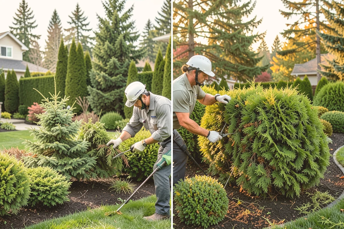 Rhododendron Pruning in Mount Vernon, Skagit County, WA - Assess bloom timing and identify growth whorls and dormant buds