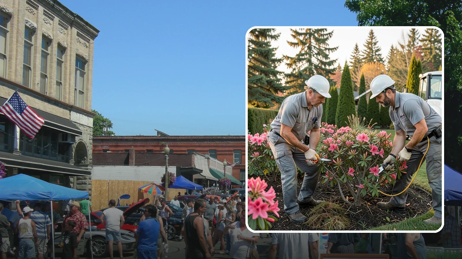 Rhododendron Pruning in Snohomish, Snohomish County, WA - Careful shaping and deadheading of rhododendrons to protect next year's blooms while controlling size in Puget Sound gardens.